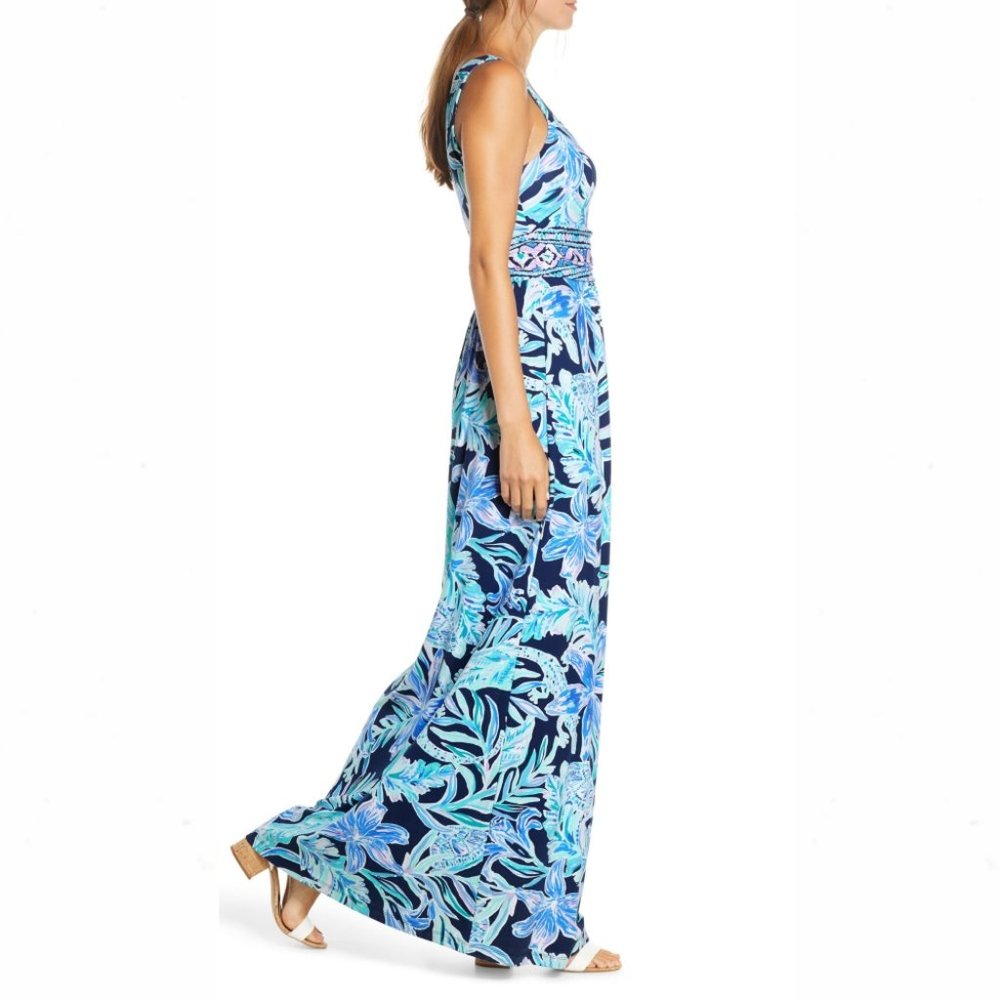 Lilly Pulitzer Ready Set Gecko Malia Maxi Dress - Picture 7 of 14